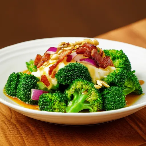 Salada de Brócolis e Bacon Fácil