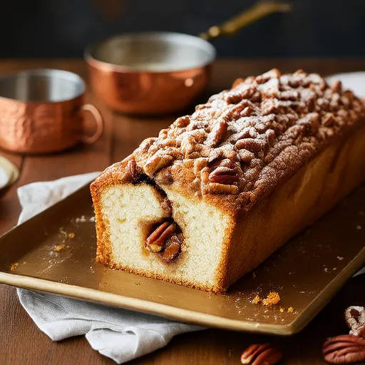 Pekannuss-Sauerrahm-Pfundkuchen