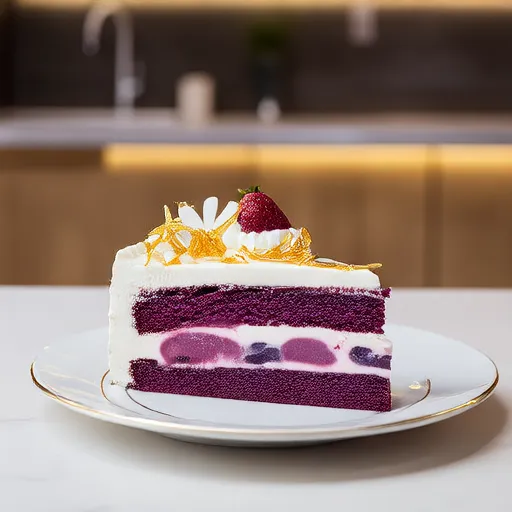 كيكة العنبية البنفسجية (Ube) - ماكابونو