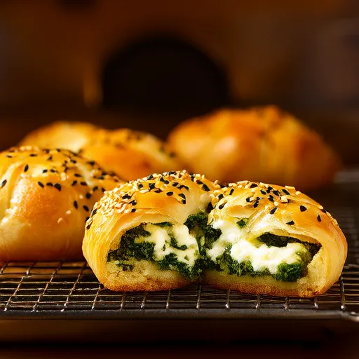 Pogaca (Bollos de Queso Feta)