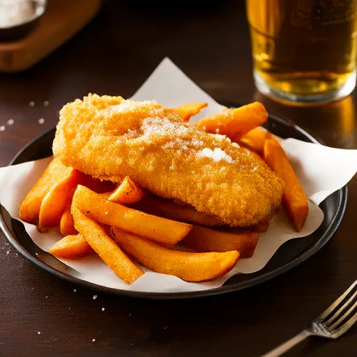 Air Fryer Fish and Chips