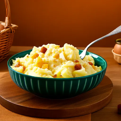 L'insalata di patate schiacciate della mamma