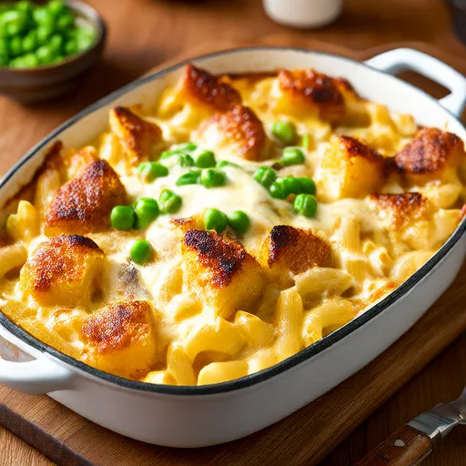 Thunfisch-Nudelauflauf mit Bechamelsauce