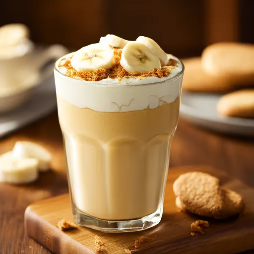 Bananenpudding-Milchshake