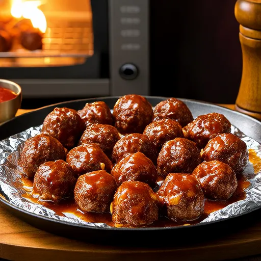 Apple Butter Meatballs