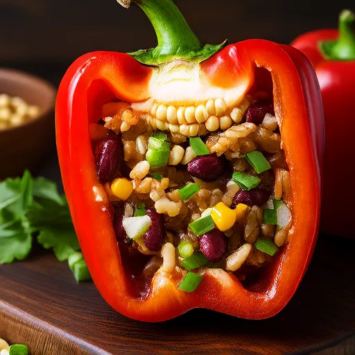 Pimientos Rellenos Rápidos y Fáciles