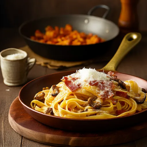 Creamy Brie and Bacon Pasta