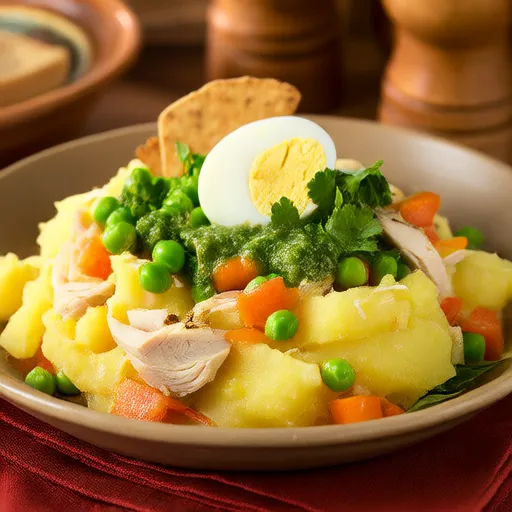 Peruvian Potato-Chicken Salad (Causa Rellena)