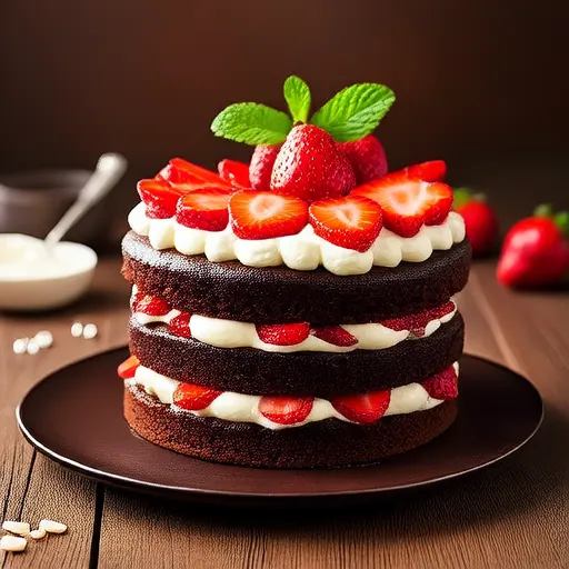 Schoko-Erdbeer-Shortcake