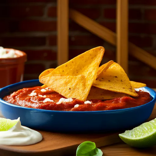 Chilaquiles with Homemade Tomato Sauce