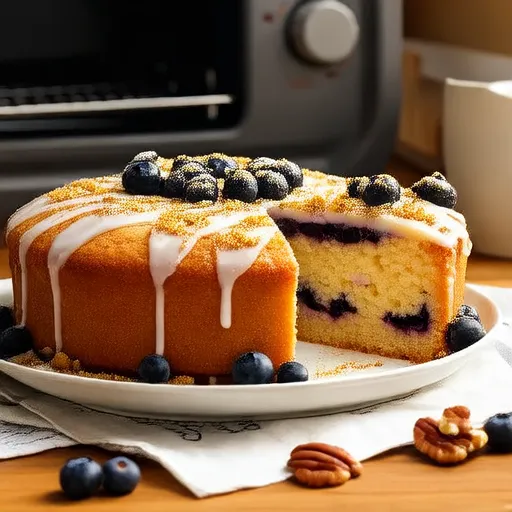 Sour Cream Blueberry Coffee Cake