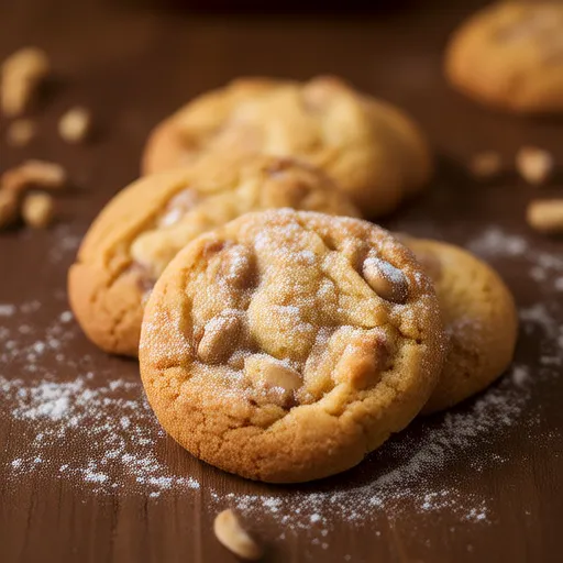 Biscoitos Macios de Pasta de Amendoim