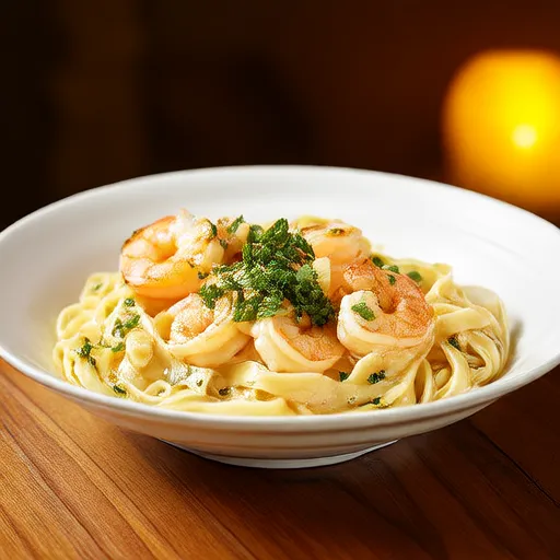 Shrimp Fettuccine Alfredo