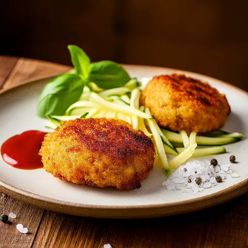 香辣鸡肉西葫芦肉丸
