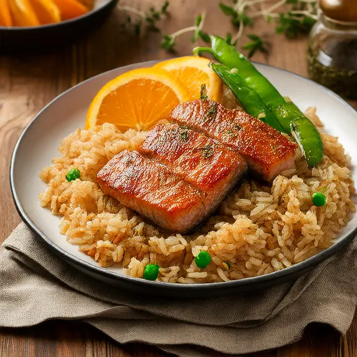 Thon avec pilaf de riz