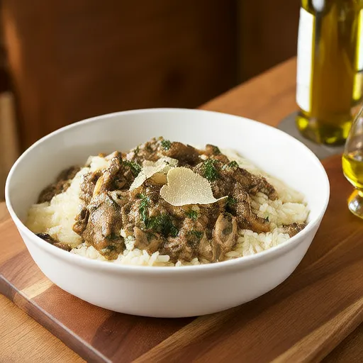 Veganes Pilzrisotto