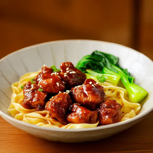 鸡肉照烧面