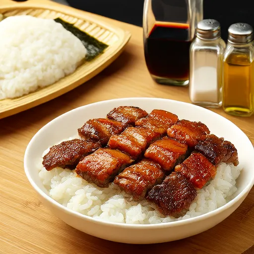 Spam Musubi Terurai