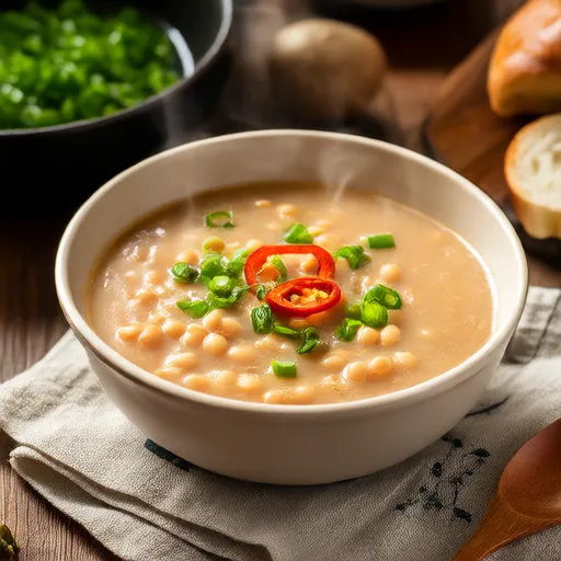 简易卷心菜豆汤