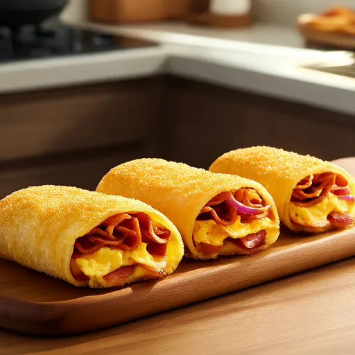 Air Fryer Mini Breakfast Burritos