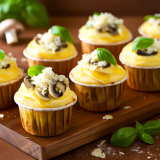 Muffins de Ovo com Vegetais, Espinafre e Cogumelos