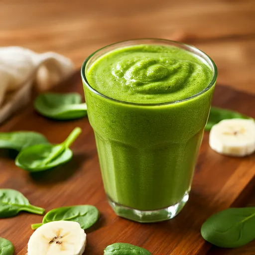 Batido de Espinacas y Col Rizada