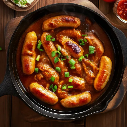 苹果香肠肉汁面团