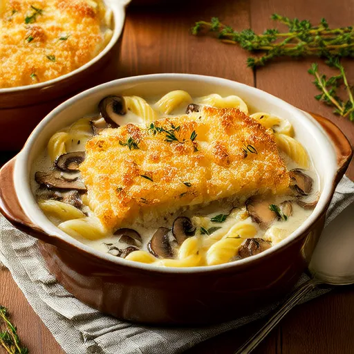 Thunfisch-Champignon-Auflauf