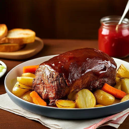 Vegetarian Meatloaf with Vegetables