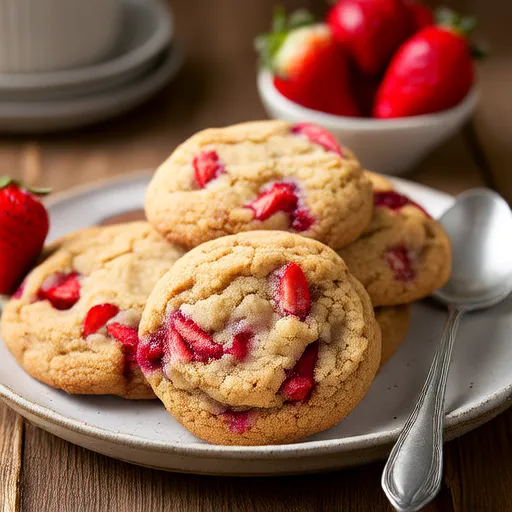 Fresh Strawberry Cookies