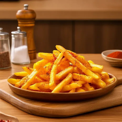 Frites de patates douces au panier de friteuse à air