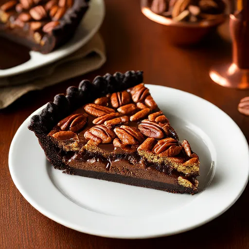 Torta de Nozes-Pecã e Chocolate Expresso