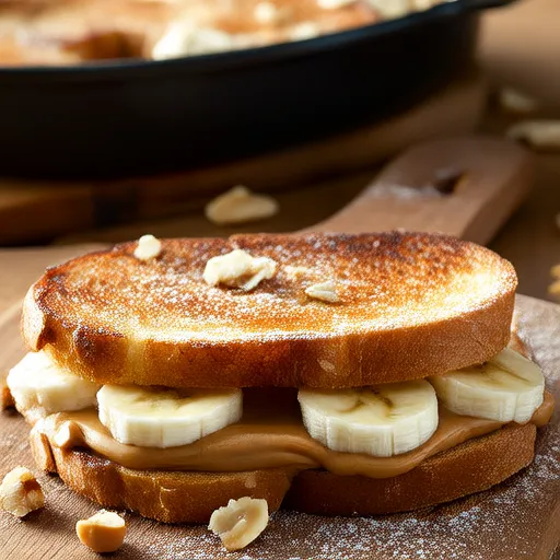 Peanut Butter and Banana French Toast