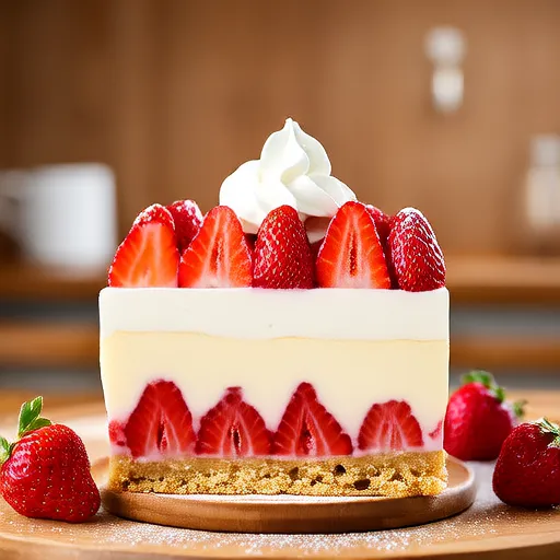 Strawberry Delight Dessert Pie