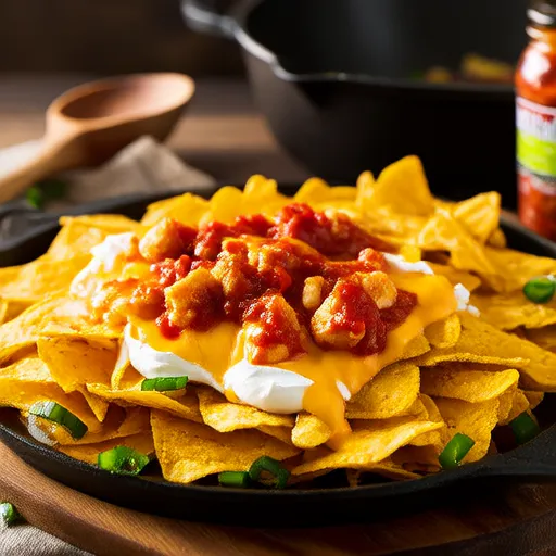 Chicken Enchilada Nachos