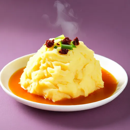 Red Garlic Mashed Potatoes