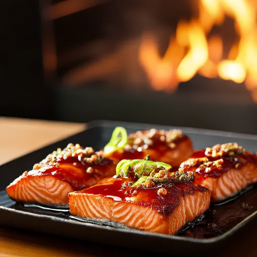 Hoisin-Glasierte Lachs