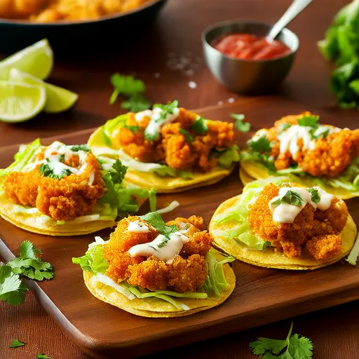 Tacos de Peixe Crocante com Repolho na Fritadeira