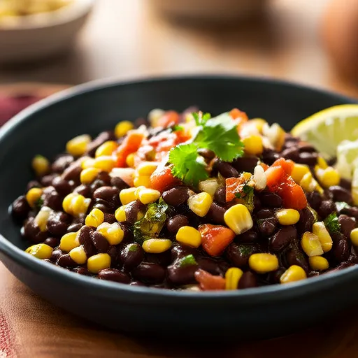 Salad Kacang Hitam Cepat