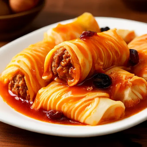 Sweet and Sour Stuffed Cabbage