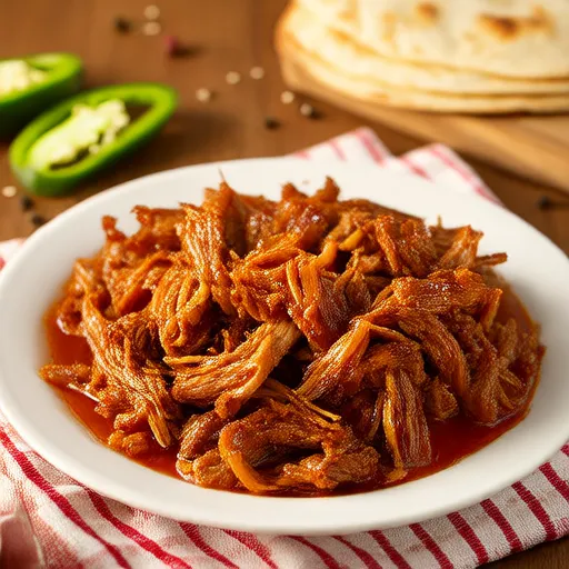 Maiale dolce per burritos