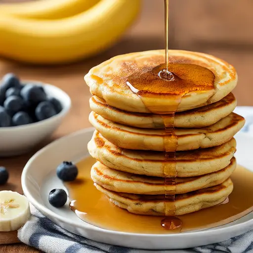 Tortitas de Avena y Plátano con Lentejas