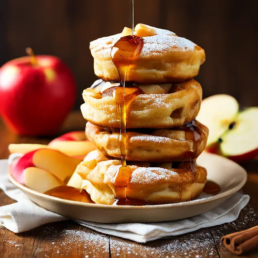 Panqueques de frituras de manzana