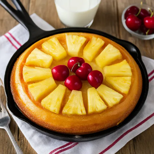 Pineapple Upside-Down Cake (Gluten Free)