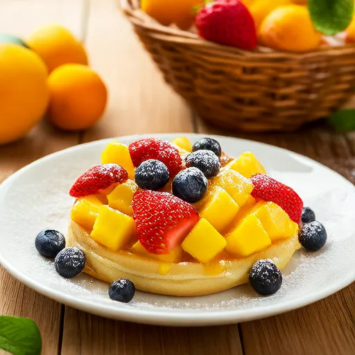 Shortcakes de Limão e Manga Verão
