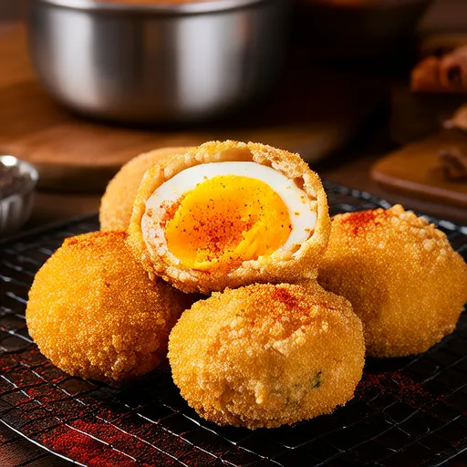 Ovos Recheados Crocantes na Fritadeira a Ar