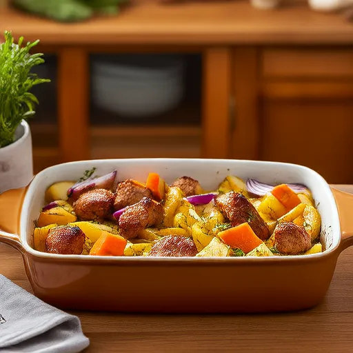 Chicken Apple Sausage Sheet Pan Dinner