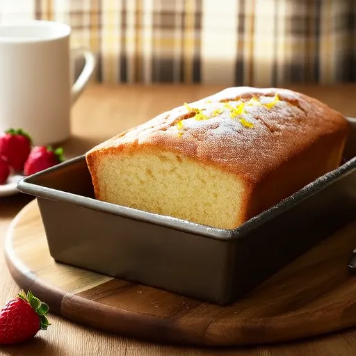 Klassischer Sauerrahm-Pfundkuchen