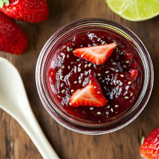 Fresh Strawberry Chia Jam