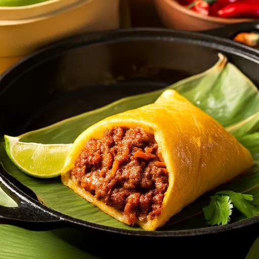 Tamales de Bœuf Faits Maison